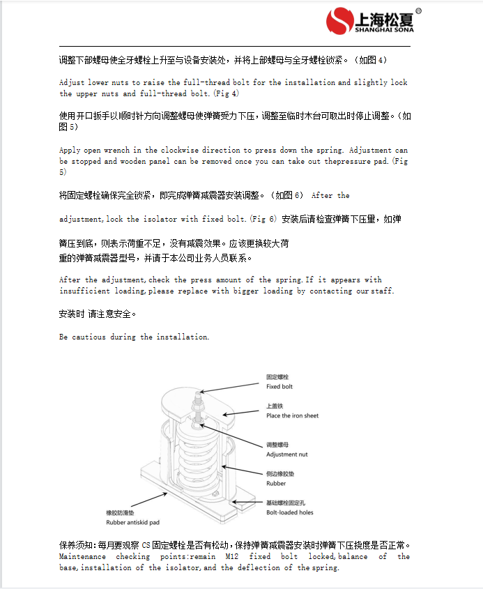 JB铝合金弹簧减震器安装说明2